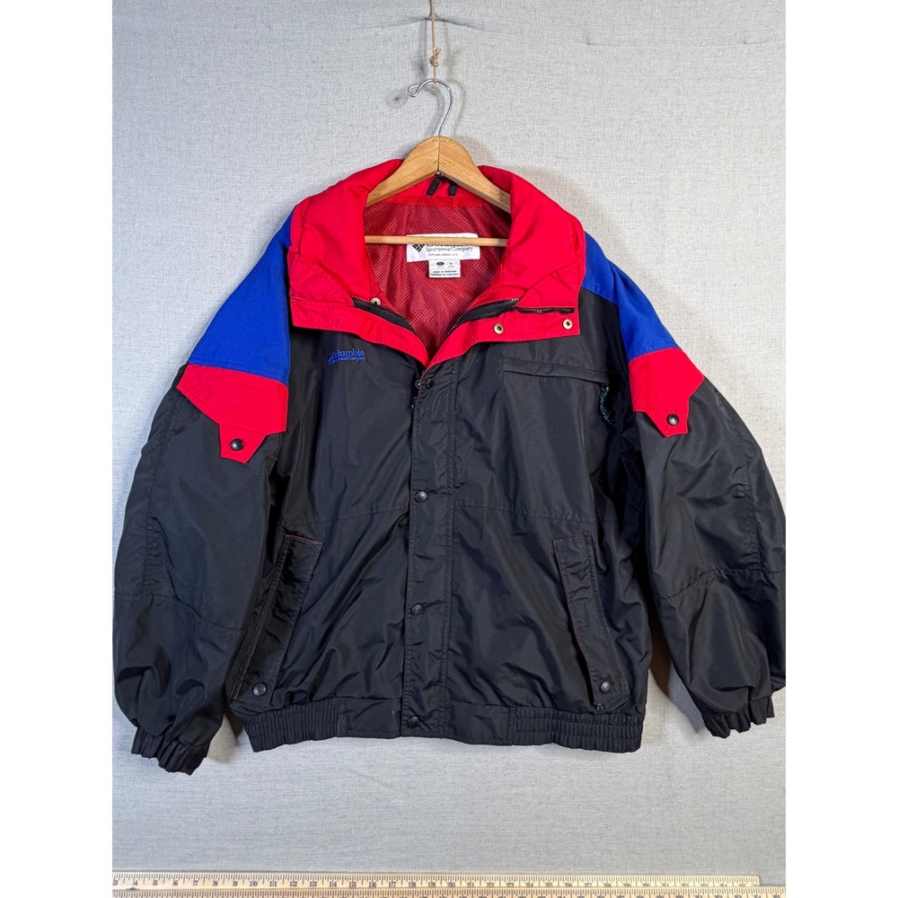 Vintage Columbia Skidaddle‎ Jacket Mens Large 90s Colorblock Ski Windbreaker